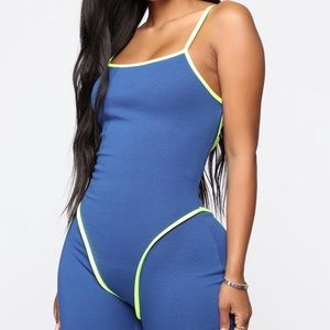 🌵 contrast stitch romper